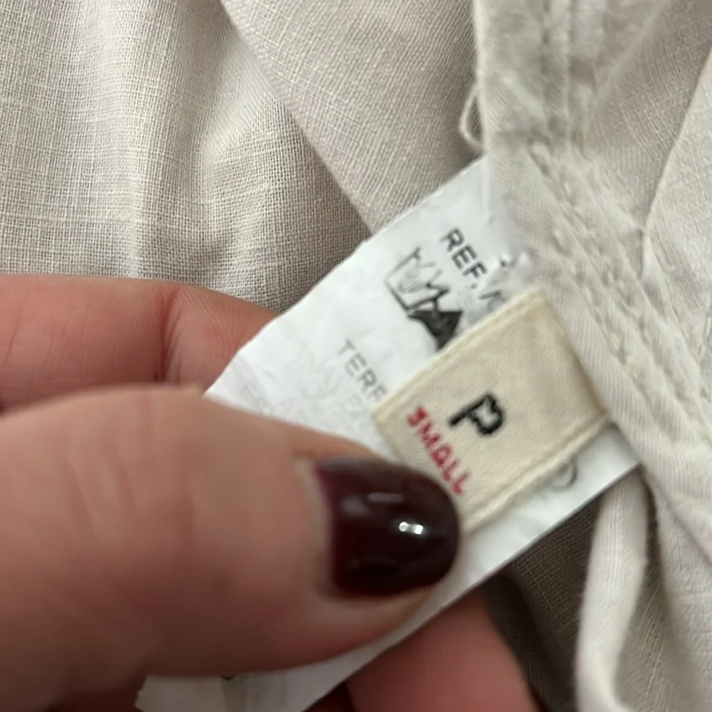 Osklen Sz P Small (Fits 4-6) Linen Cotton Geometric Jacket Dress